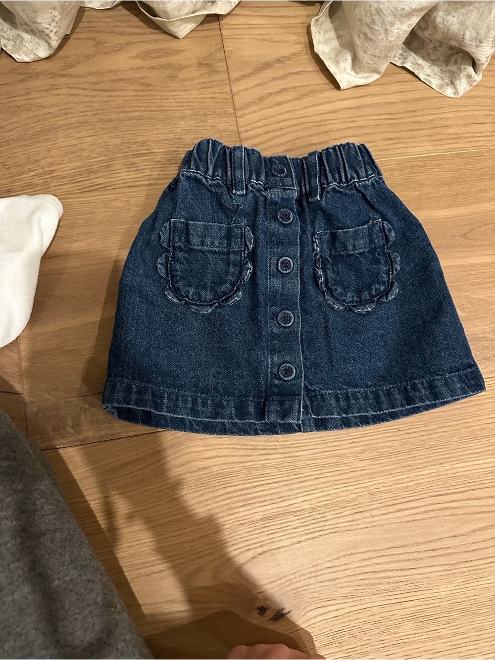 Emile et Ida Dark Blue Denim Skirt